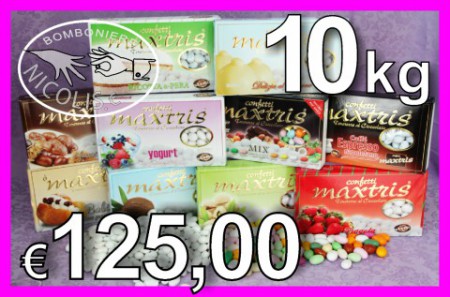 Offerta 125.00 euro 10kg Confettata Maxtris